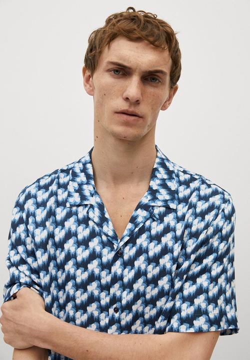 MANGO - Shirt lali - navy