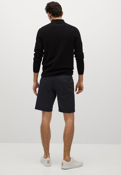 MANGO - Bermuda shorts sans-h - black
