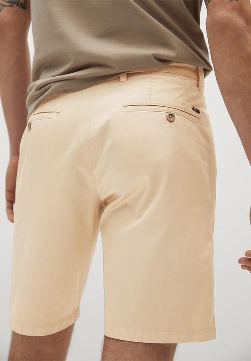 MANGO - Bermuda shorts sans-h - light beige