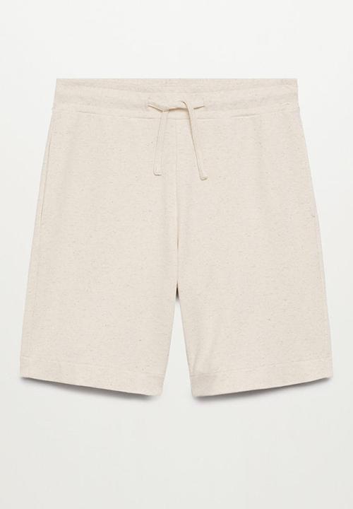 MANGO - Bermuda shorts stones - light beige