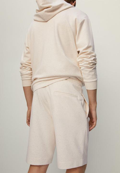MANGO - Bermuda shorts stones - light beige
