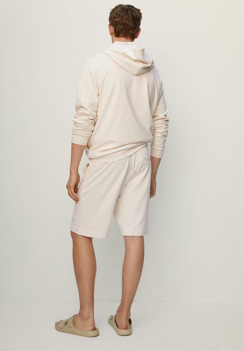 MANGO - Bermuda shorts stones - light beige