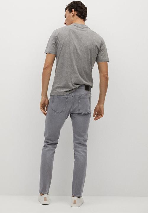 MANGO - Jeans jude - grey