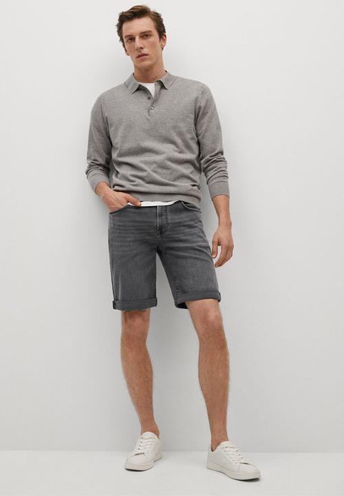 MANGO - Bermuda shorts rock - grey