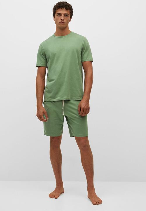 MANGO - Pijama pack begur - green