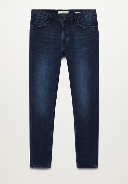 MANGO - Jeans jude - open blue