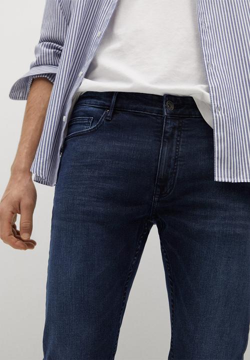 MANGO - Jeans jude - open blue