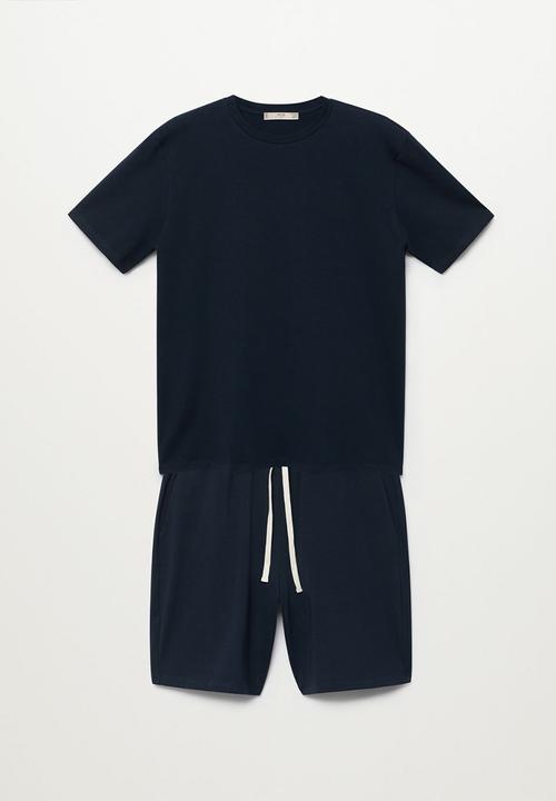 MANGO - Pijama pack begur - navy