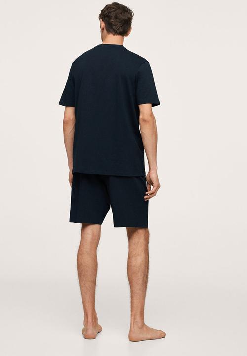 MANGO - Pijama pack begur - navy