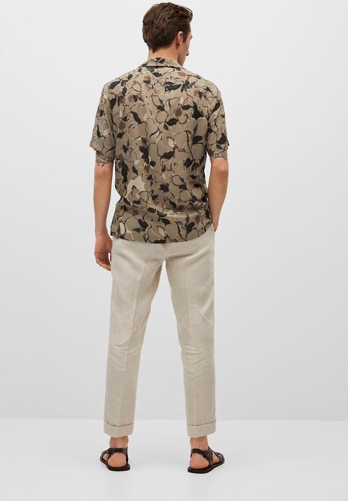 MANGO - Shirt lorena - light brown