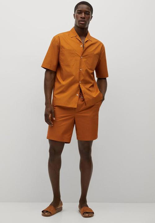MANGO - Shirt manresa - orange