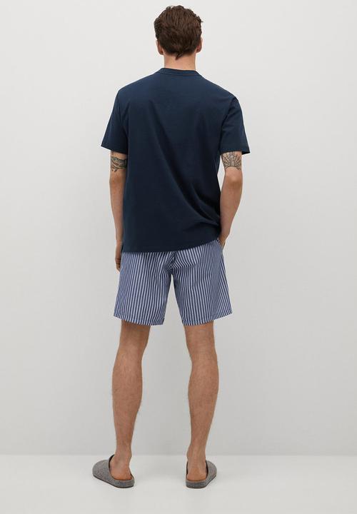 MANGO - Pijama pack illetes - navy