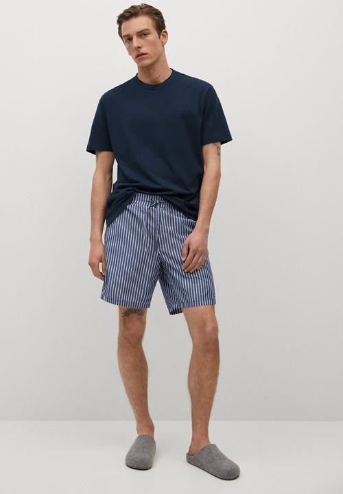 MANGO - Pijama pack illetes - navy