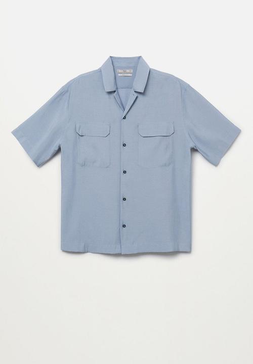 MANGO - Shirt mer - light blue