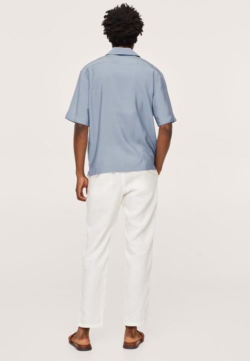 MANGO - Shirt mer - light blue