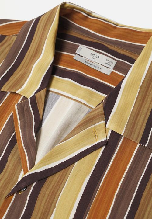 MANGO - Shirt frayere - orange