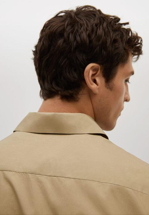 MANGO - Shirt manresa - light beige