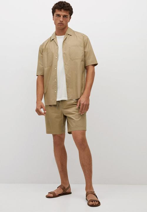 MANGO - Shirt manresa - light beige