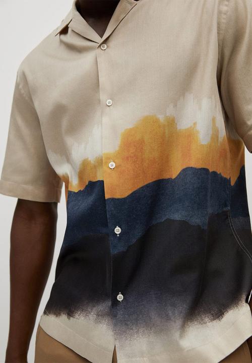 MANGO - Shirt saint - light brown