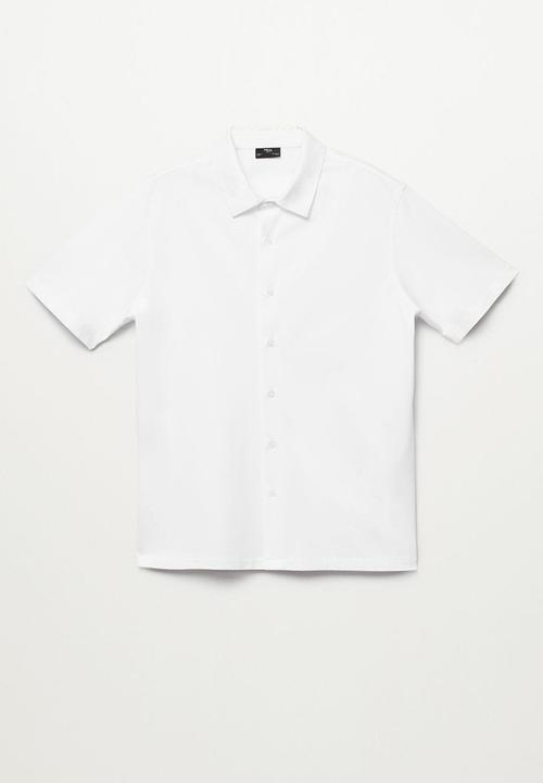 MANGO - Shirt bonheur - off white 