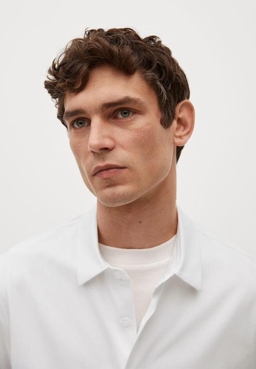 MANGO - Shirt bonheur - off white 