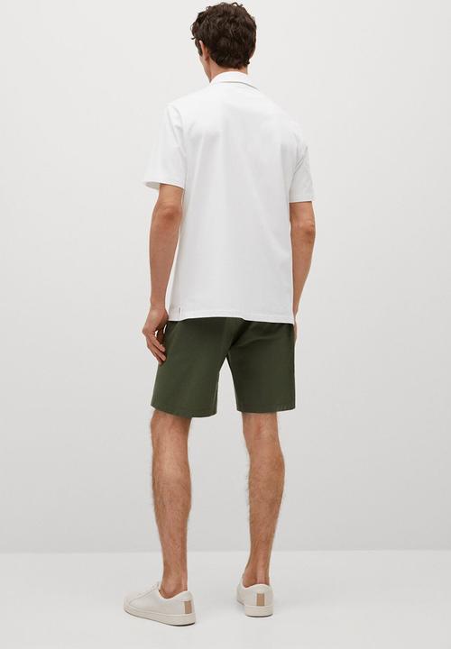 MANGO - Shirt bonheur - off white 