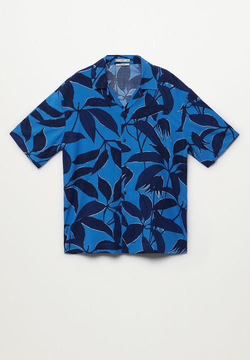 MANGO - Shirt andrieu - medium blue