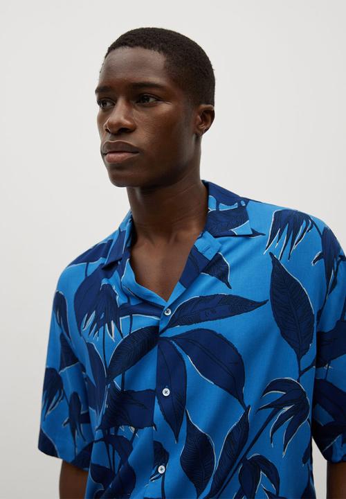MANGO - Shirt andrieu - medium blue