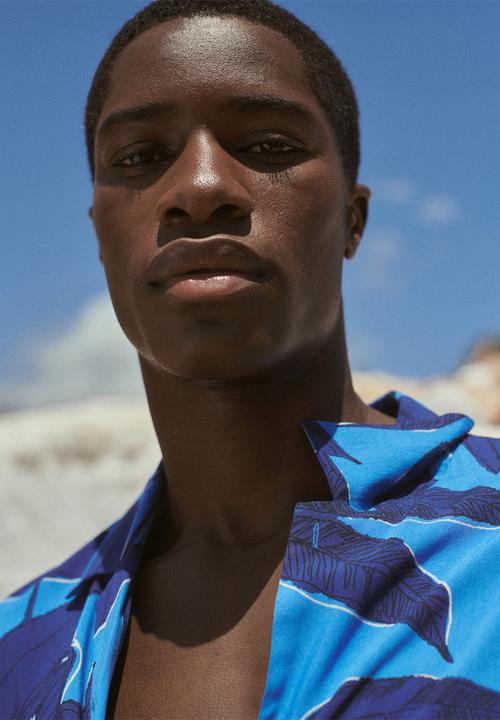 MANGO - Shirt andrieu - medium blue