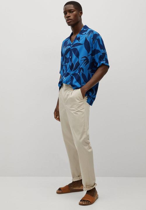 MANGO - Shirt andrieu - medium blue