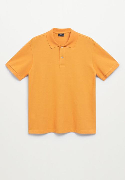 MANGO - Polo shirt rea - orange