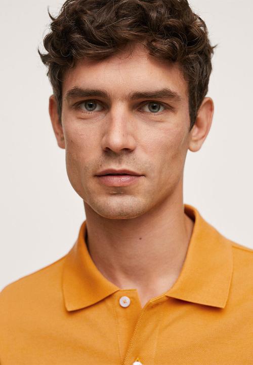 MANGO - Polo shirt rea - orange