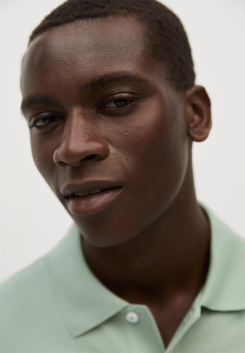 MANGO - Polo shirt rea - light green