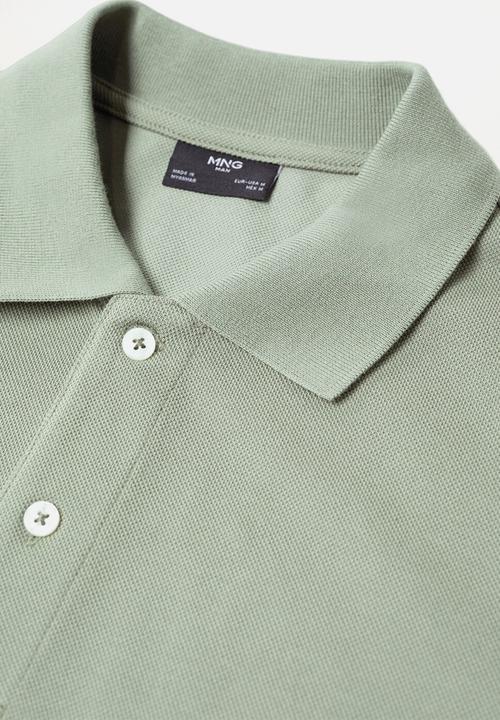 MANGO - Polo shirt rea - light green