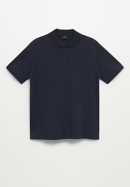 MANGO - Polo shirt rea - navy