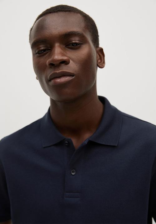 MANGO - Polo shirt rea - navy