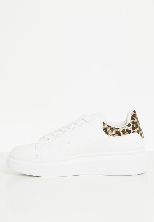 Superbalist - Kean sneaker - white & leopard
