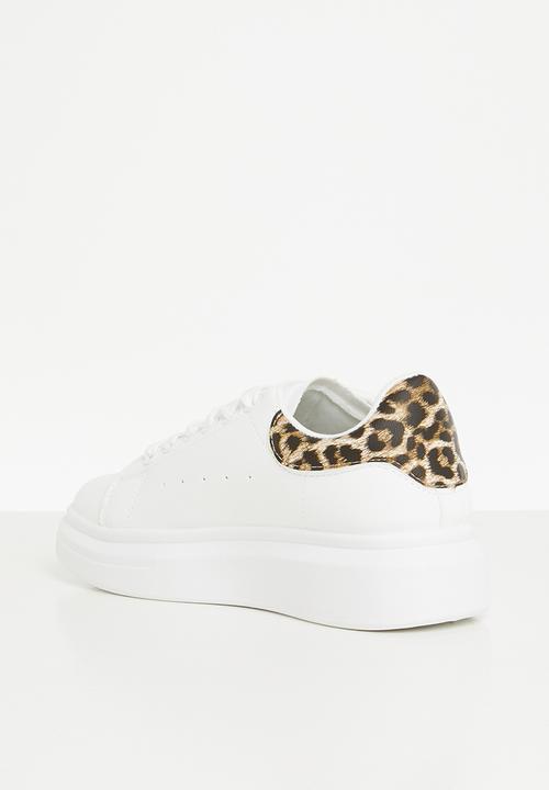 Superbalist - Kean sneaker - white & leopard