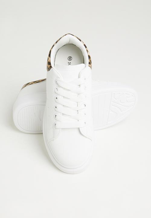 Superbalist - Kean sneaker - white & leopard