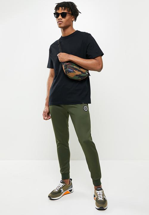 S.P.C.C - Zima regular fit elasticated track pants - green