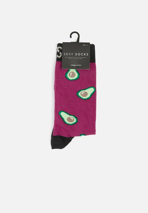 Sexy Socks - Tabletop sunset socks - multi