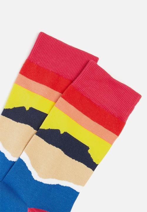 Sexy Socks - Black tie socks - multi