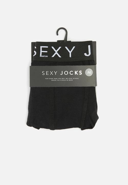 Sexy Socks - Sexy jocks - black