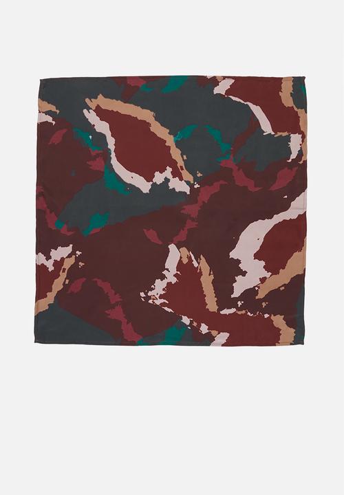 Superbalist - Abstract print headscarf - multi