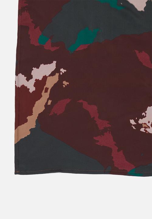 Superbalist - Abstract print headscarf - multi