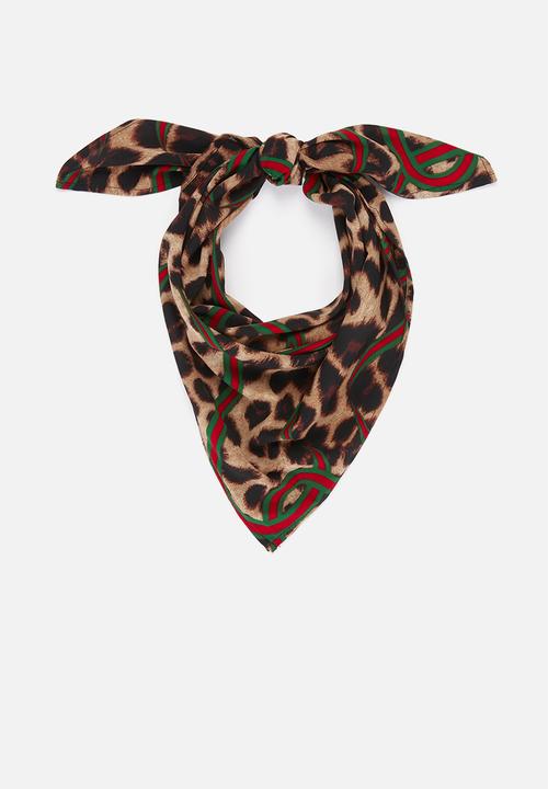 Superbalist - Leopard print headscarf - multi