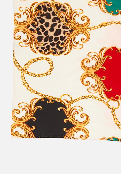 Superbalist - Chain bandana print headscarf - multi