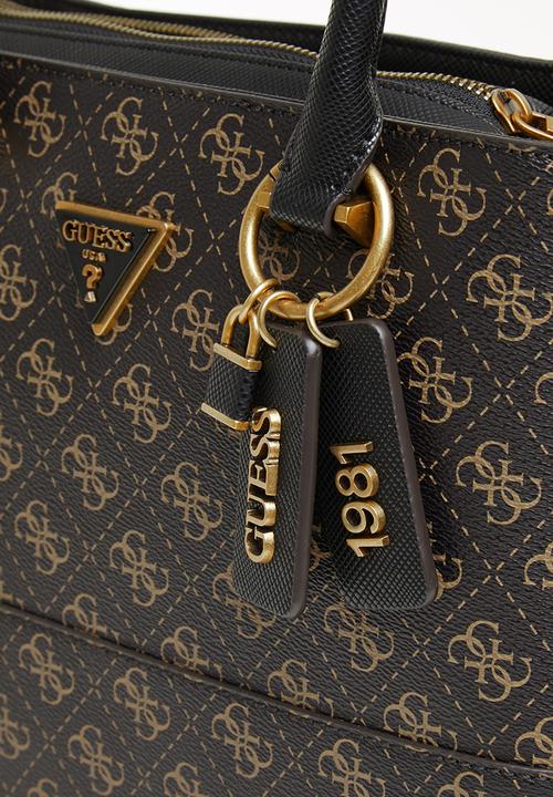 GUESS - Cordelia logo luxury satchel - brown