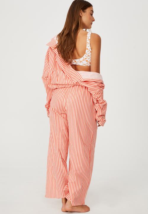 Cotton On - Palazzo beach pant - pomegranate