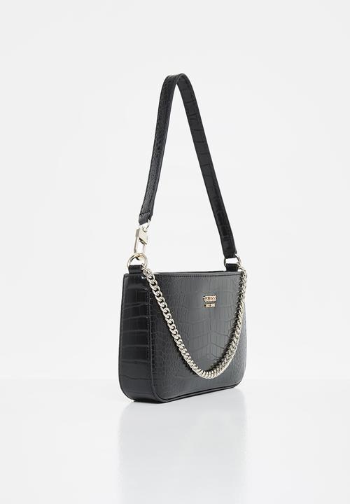 GUESS - Katey mini top zip shoulder - black
